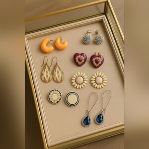 Unique European Earrings Collection - Bundle of 7